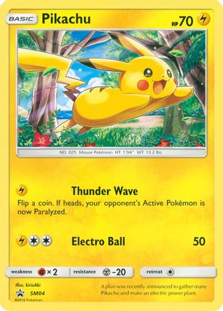 Pikachu - SM04  - Holofoil - Promo