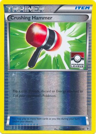 Crushing Hammer - 34/39 (Pokemon League)/39  - Reverse Holofoil - Promo