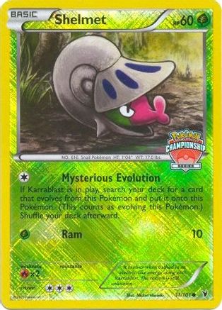 Shelmet - 11/101 (Championship Series)/101  - Reverse Holofoil - Promo