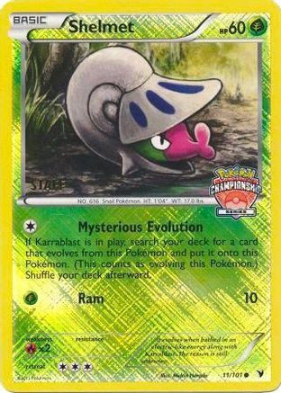 Shelmet 11/101 (Championship Series) [Staff]/101  - Reverse Holofoil - Promo
