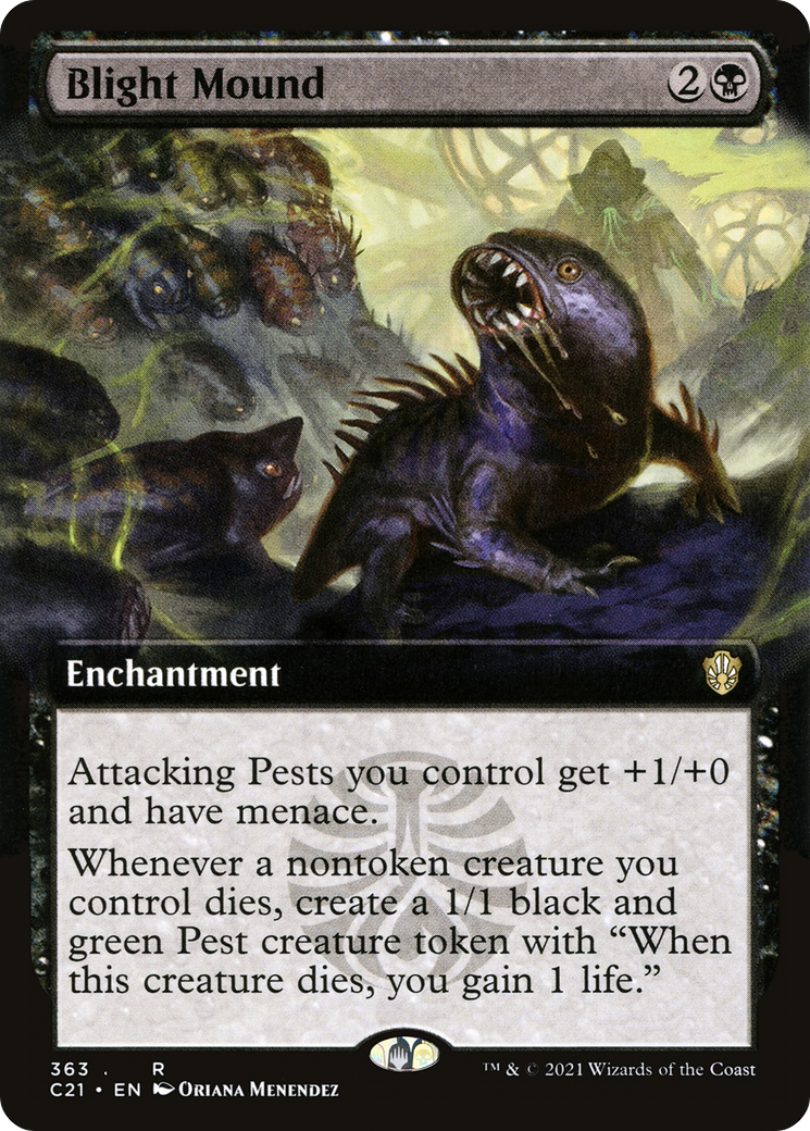 Blight Mound (art étendu) [Commandant 2021] 