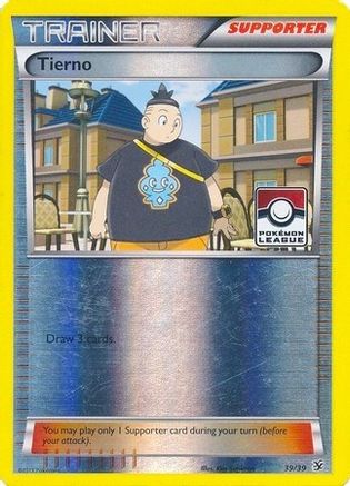 Tierno (Pokemon League) 039/39  - Reverse Holofoil - Promo