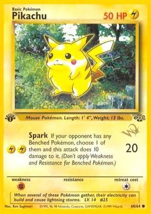 Pikachu [W Stamped] 060  - Promo