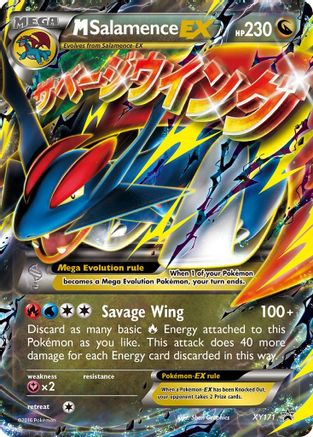 M Salamence EX - XY171  - Holofoil - Promo