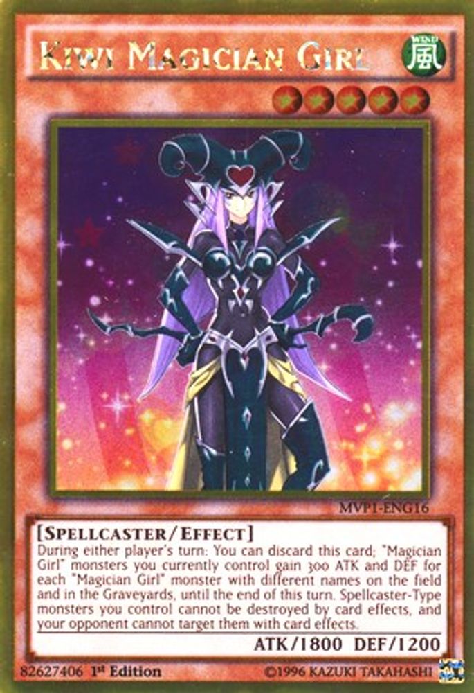 Kiwi Magician Girl (MVP1-ENG16) - Gold Rare