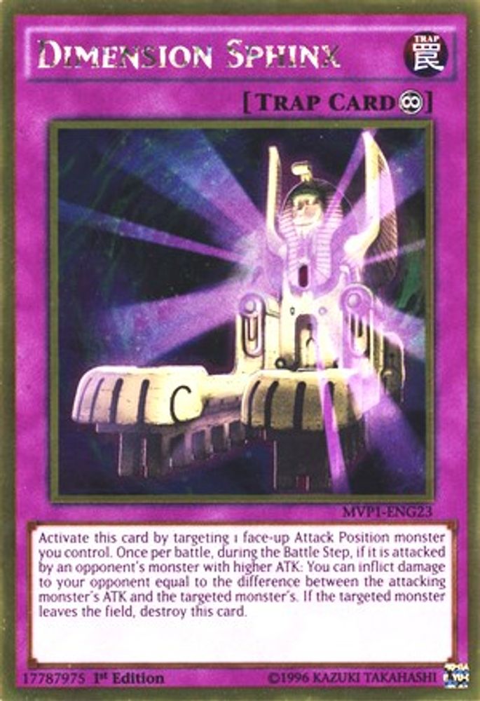 Dimension Sphinx (MVP1-ENG23) - Gold Rare