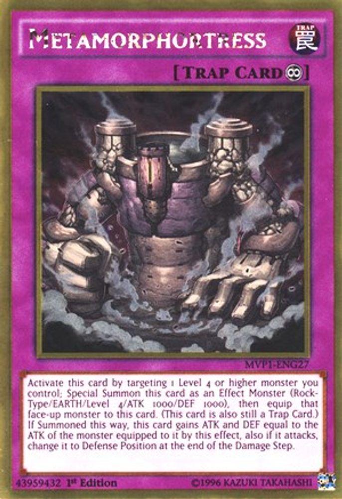Metamorphortress (MVP1-ENG27) - Gold Rare