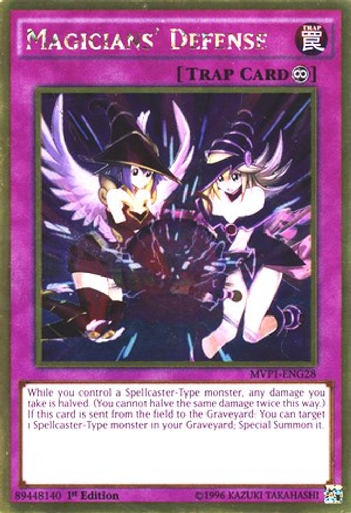 Magicians' Defense (MVP1-ENG28) - Gold Rare