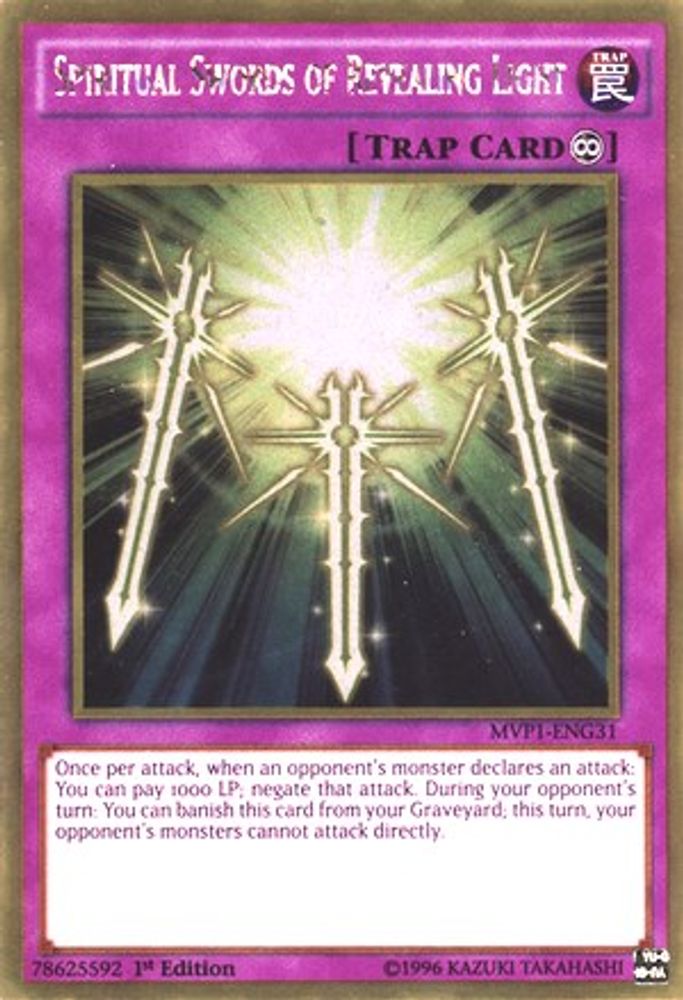 Spiritual Swords of Revealing Light (MVP1-ENG31) - Gold Rare