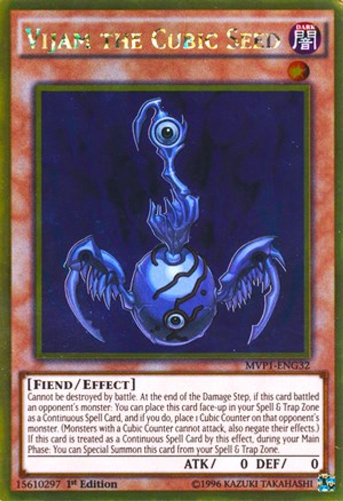 Vijam the Cubic Seed (MVP1-ENG32) - Gold Rare