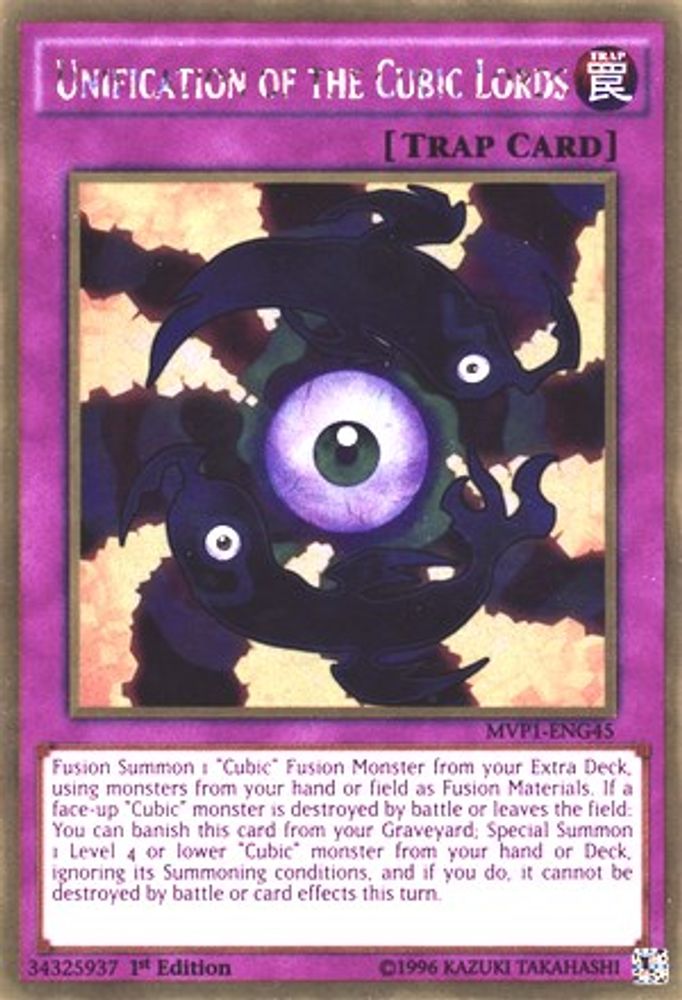 Unification of the Cubic Lords (MVP1-ENG45) - Gold Rare