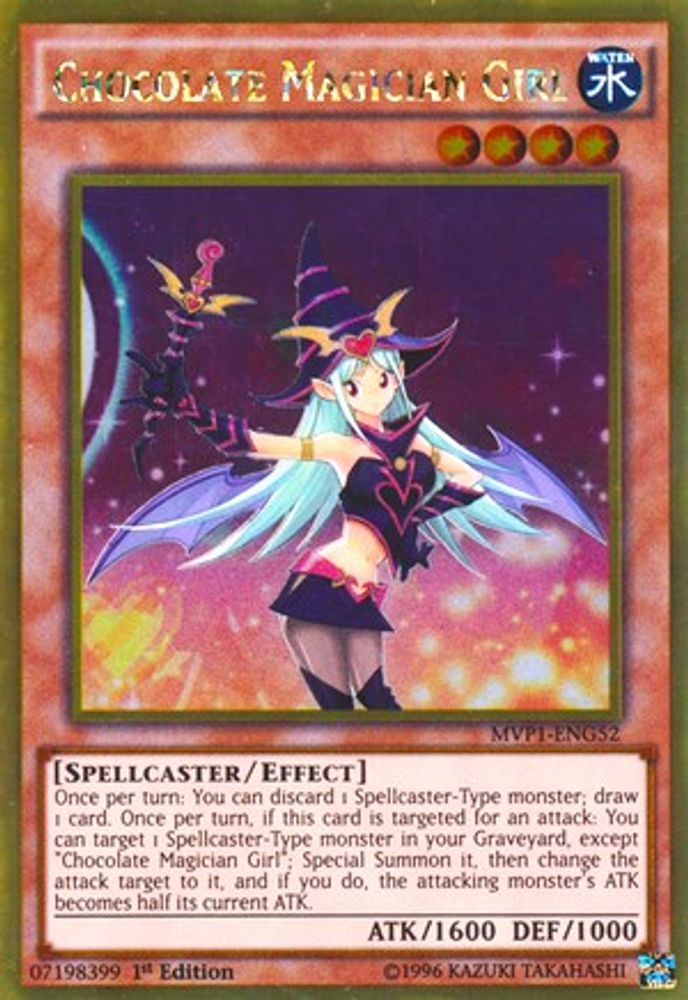 Chocolate Magician Girl (MVP1-ENG52) - Gold Rare