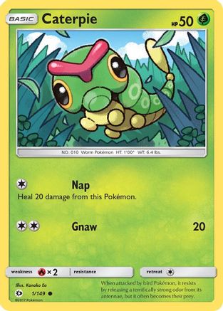 Caterpie 001  - Common