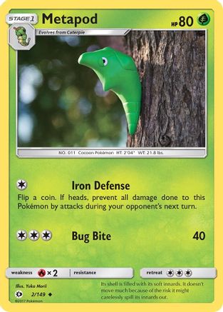 Metapod 002  - Uncommon