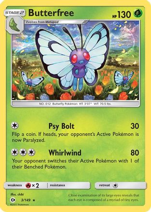 Butterfree 003  - Rare