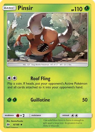 Pinsir 006/149  - Uncommon