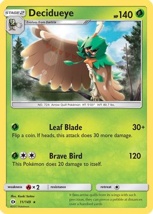 Decidueye 011  - Rare