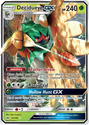 Decidueye GX 012  - Holofoil - Ultra Rare