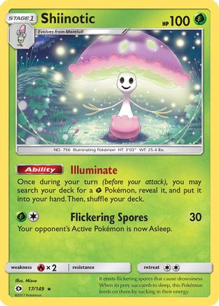 Shiinotic 017  - Holofoil - Holo Rare