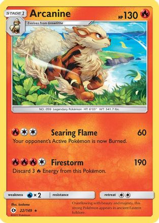 Arcanine 022  - Holofoil - Holo Rare