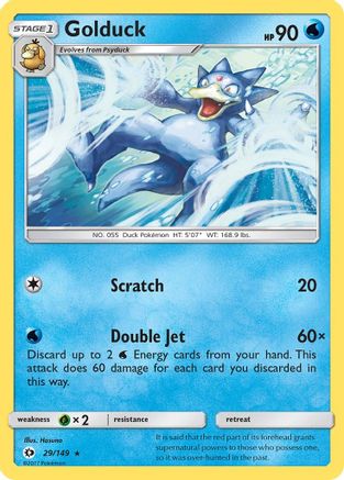 Golduck 029  - Rare