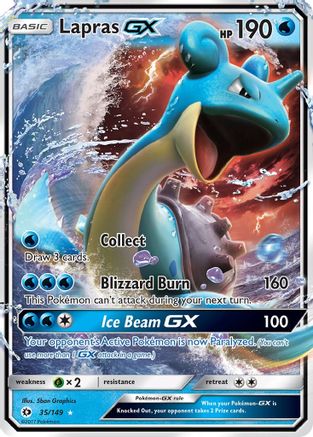 Lapras GX (35/149) [Sun & Moon: Base Set]