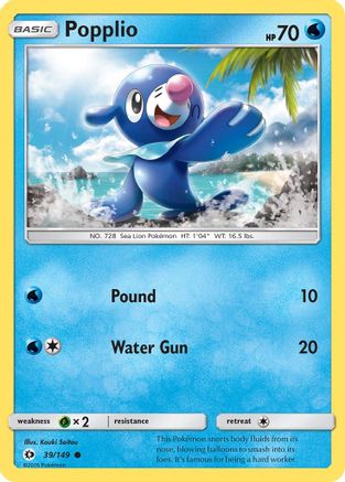 Popplio 039  - Common