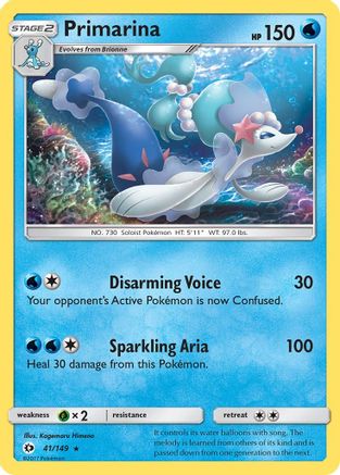 Primarina 041  - Rare