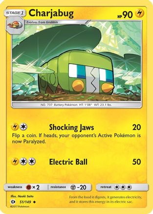 Charjabug 051/149  - Uncommon