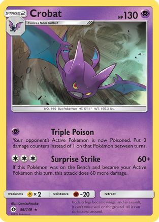 Crobat 056  - Holofoil - Holo Rare