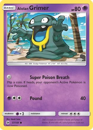 Alolan Grimer 057  - Common