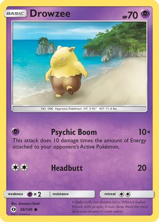 Drowzee 059  - Common