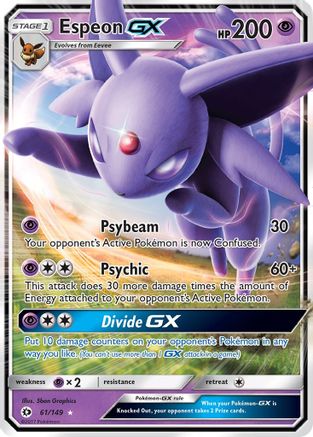Espeon GX 061  - Holofoil - Ultra Rare