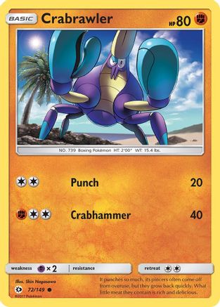 Crabrawler 072  - Common