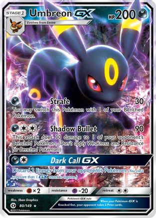 Umbreon GX 080  - Holofoil - Ultra Rare