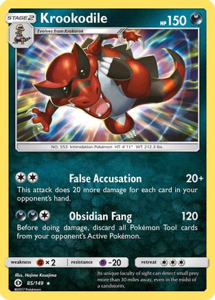 Krookodile 085  - Holofoil - Holo Rare