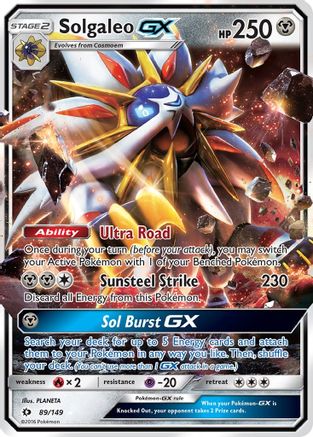 Solgaleo GX 089  - Holofoil - Ultra Rare