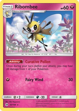 Ribombee 093  - Holofoil - Holo Rare