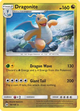 Dragonite 096  - Holofoil - Holo Rare