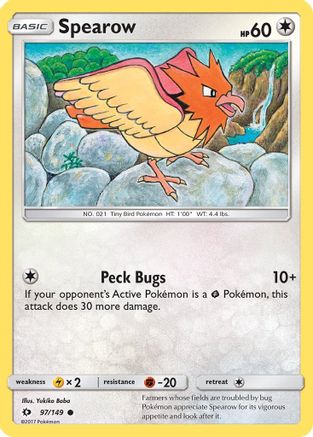 Spearow 097  - Common