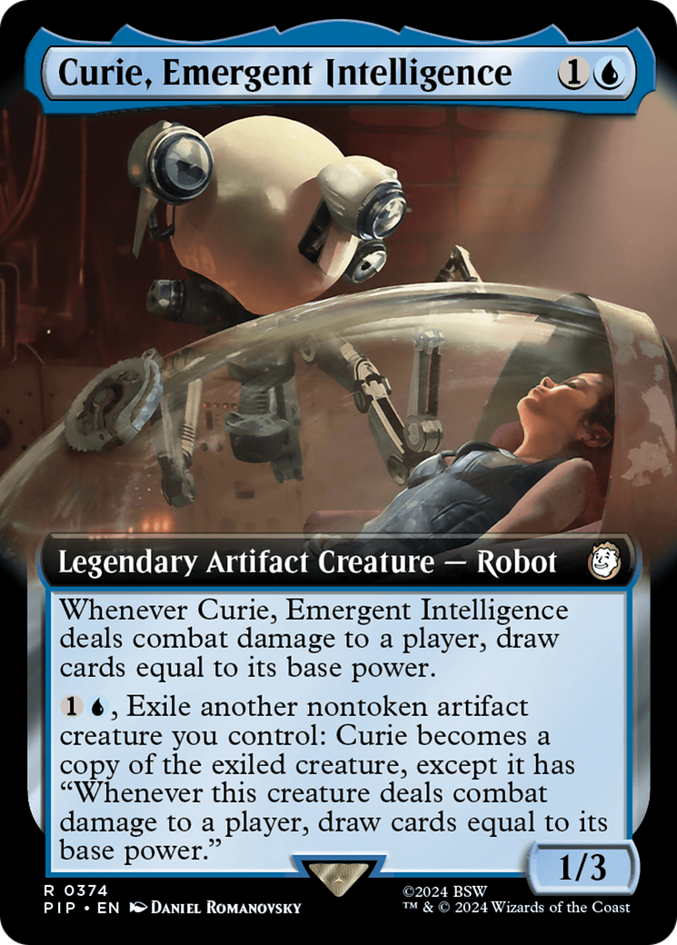 Curie, Intelligence émergente (art étendu) [Fallout] 