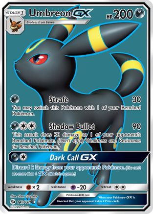 Umbreon GX (Full Art) 142  - Holofoil - Ultra Rare