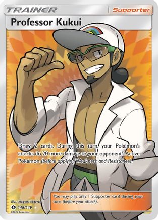 Professor Kukui (Full Art) 148  - Holofoil - Ultra Rare