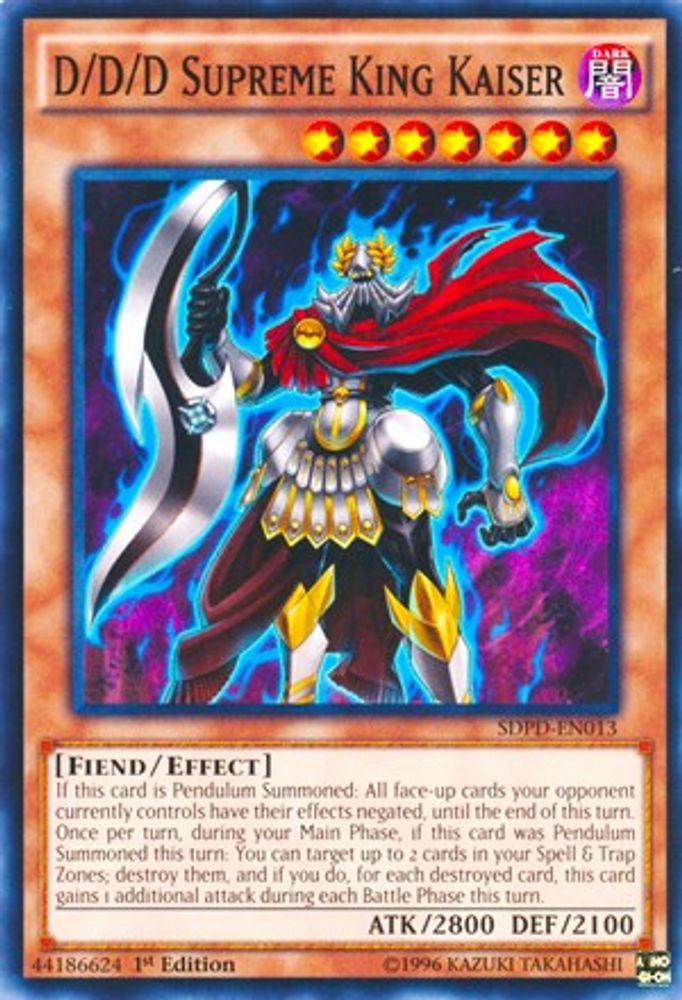 D/D/D Supreme King Kaiser (SDPD-EN013) - Common