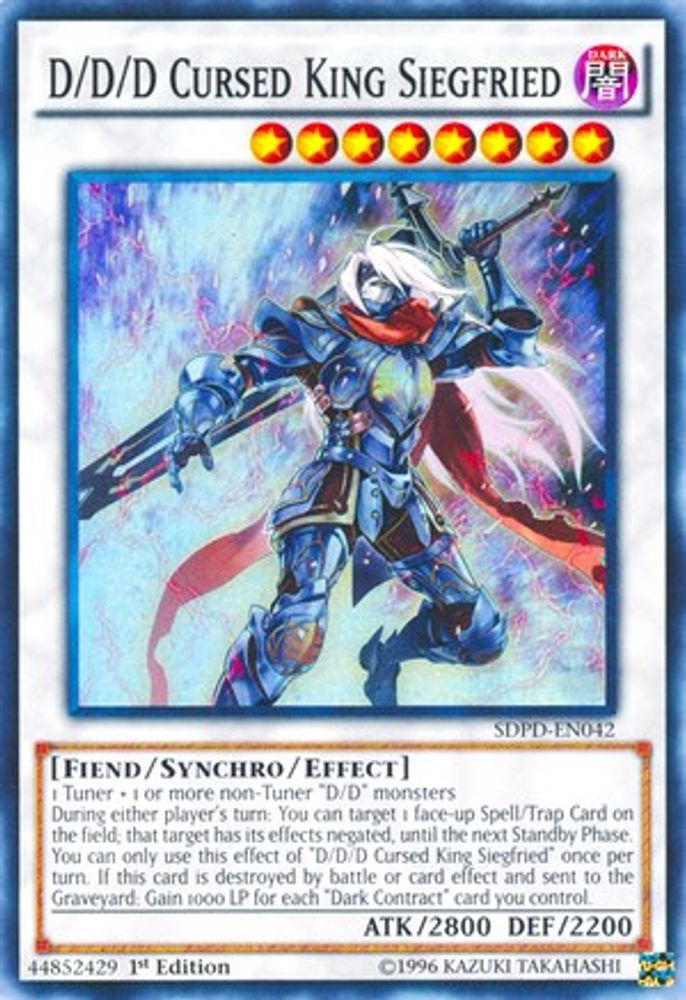 D/D/D Cursed King Siegfried (SDPD-EN042) - Super Rare