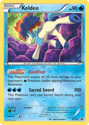 Keldeo XY191  - Holofoil - Promo