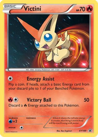 Victini - XY189 XY189/211 - XY Promos Holofoil