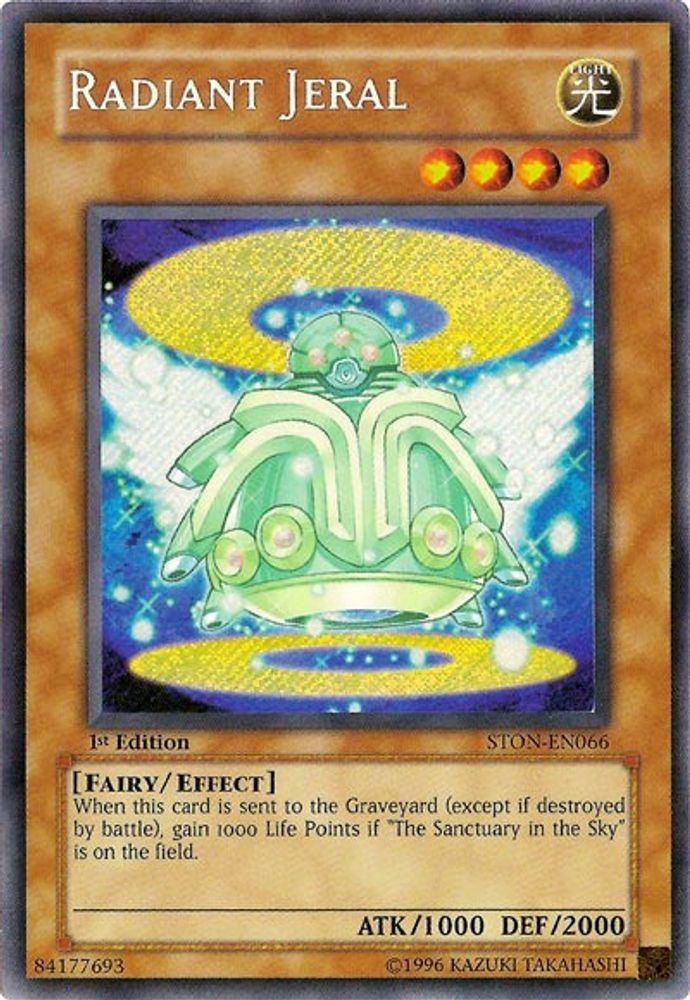 Radiant Jeral (STON-EN066) - Secret Rare