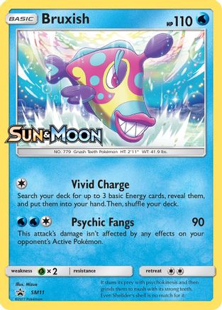 Bruxish - SM11 (Prerelease)  - Holofoil - Promo