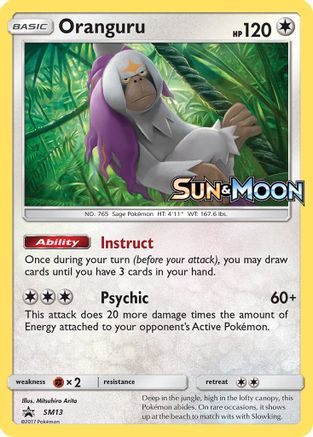Oranguru - SM13 (Prerelease)  - Holofoil - Promo